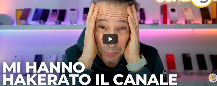 faccia di Andrea Galeazzi presa dal video